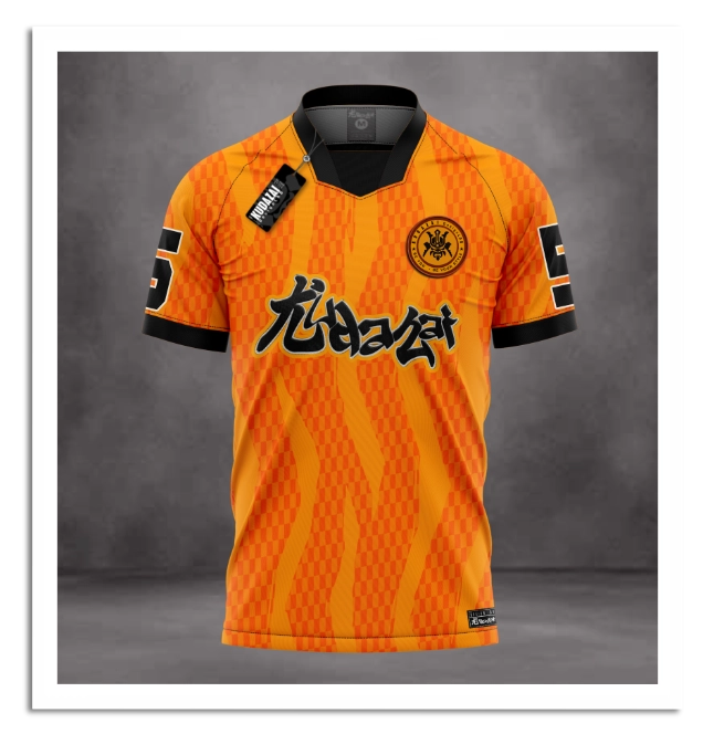kudazai orange football jersey